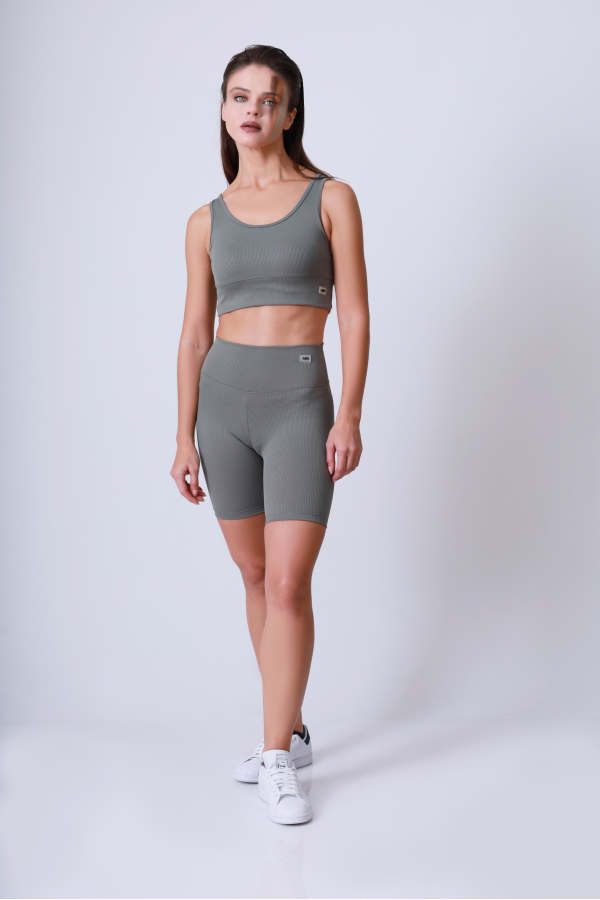 Fitilli Yeşil Şort